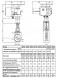 Задвижка шиберная ABRA KV-03 DN 100 PN 16/10 чугунная фланцевая с электроприводом