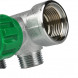 Коллектор распределительный FAR FK 3824 4 отвода ВР-НР 3/4&amp;quot;х1/2&amp;quot; DN 20 PN 16 с регулирующими клапанами
