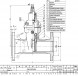 Задвижка JAFAR 2111 DN 32 PN16 фланцевая клиновая чугунная с обрезиненным клином