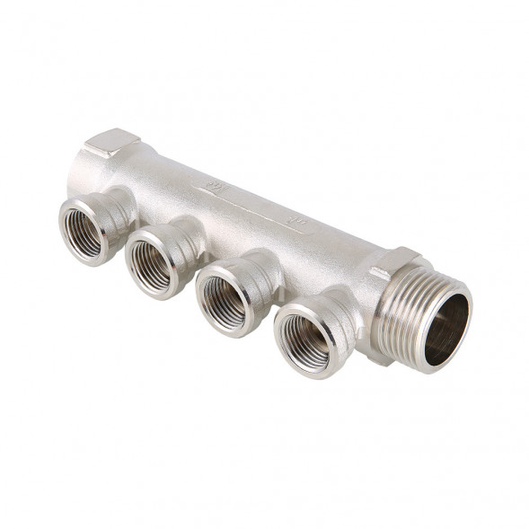 Коллектор распределительный VALTEC VTc.550.N.0503 3 отвода ВР-НР 3/4&amp;quot;x1/2&amp;quot; DN 20 PN 16 без регулировки