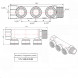 Коллектор распределительный VALTEC VTc.550.N.0503 3 отвода ВР-НР 3/4&amp;quot;x1/2&amp;quot; DN 20 PN 16 без регулировки