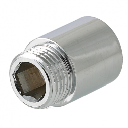 Латунный удлинитель VALTEC 1/2&amp;quot; хромированный VTr.198.C.0450