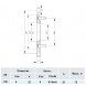 Переходной фланец HAWLE GOST 5038 DN 100