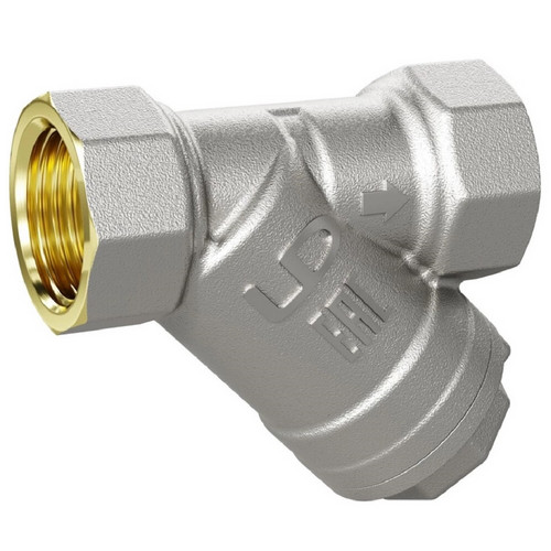Фильтр сетчатый латунный Aquasfera 4011 DN 15 PN 20 резьба - 1/2&amp;#039;&amp;#039;, косой 150°, резьбовой ВР-ВР, 4011-01
