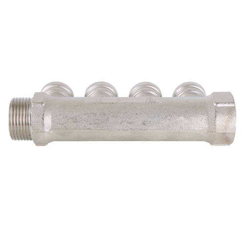 Коллектор распределительный VALTEC VTc.550.N.0504 4 отвода ВР-НР 3/4&amp;quot;x1/2&amp;quot; DN 20 PN 16 без регулировки