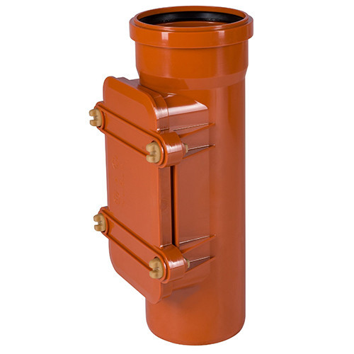 Ревизия НПВХ Ostendorf KG KGRE DN 160 PN 0,5 с прямоугольным люком