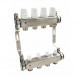 Коллекторная группа VALFEX VF.582.0604 4-х контурный ВР-НР 1&amp;quot;x3/4&amp;quot; DN 25 PN 10 с регулирующими и балансировочными клапанами
