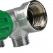 Коллектор распределительный FAR FK 3822 3 отвода ВР-НР 3/4&amp;quot;х1/2&amp;quot; DN 20 PN 16 с регулирующими клапанами