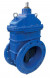 Задвижка VGA D17.04 DN 200 PN 16 L=230 мм фланцевая клиновая чугунная с маховиком с обрезиненным клином