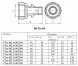 Переходник VALTEC VTm.402.G ВР 3/4&amp;quot; DN 32x20 PN 16 латунный