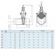 Задвижка HAWLE 4140E2 L 860 DN 300/326 PN 16 гладкий патрубок клиновая чугунная с обрезиненным клином