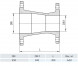 Переход фланцевый HAWLE 8550 DN 350-300 PN 16