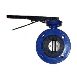 Затвор дисковый поворотный ABRA BUV-FL 266 DN 65 PN 16/10 фланцевый с рукояткой