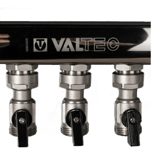 Узел квартирный коллекторный Valtec VT.GP.00005.R2 3/4&amp;quot; для систем водяного отопления, подключение справа, 2 выхода