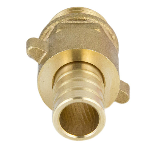 Переходник для шланга латунный Aquasfera 9104 DN 15x15 PN 25 резьба - 1/2&amp;#039;&amp;#039;x15, разъемный, резьбовой НР-НР, 9104-01