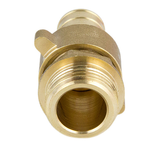 Переходник для шланга латунный Aquasfera 9104 DN 15x15 PN 25 резьба - 1/2&amp;#039;&amp;#039;x15, разъемный, резьбовой НР-НР, 9104-01