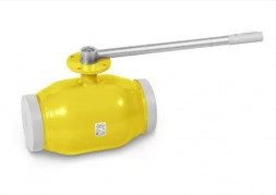 Кран шаровой газовый TEMPER 38266250 стандартнопроходной под приварку DN 250 PN 25 с фланцем для установки привода
