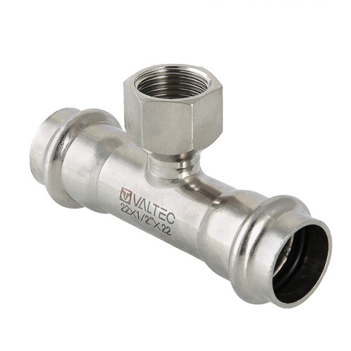 Тройник переходной VALTEC VTi.932.I ВР 1&amp;quot; DN 28x25x28 PN 16 нержавеющая сталь