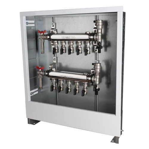 Узел квартирный коллекторный Valtec VT.GP.00005.R4 3/4&amp;quot; для систем водяного отопления, подключение справа, 4 выхода
