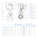Задвижка DENDOR 47GVA DN 250 PN 10 клиновая фланцевая чугунная с обрезиненным клином с электроприводом для систем пожаротушения